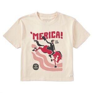 Women's Abemerica Short Sleeve Crusher Boxy Tee